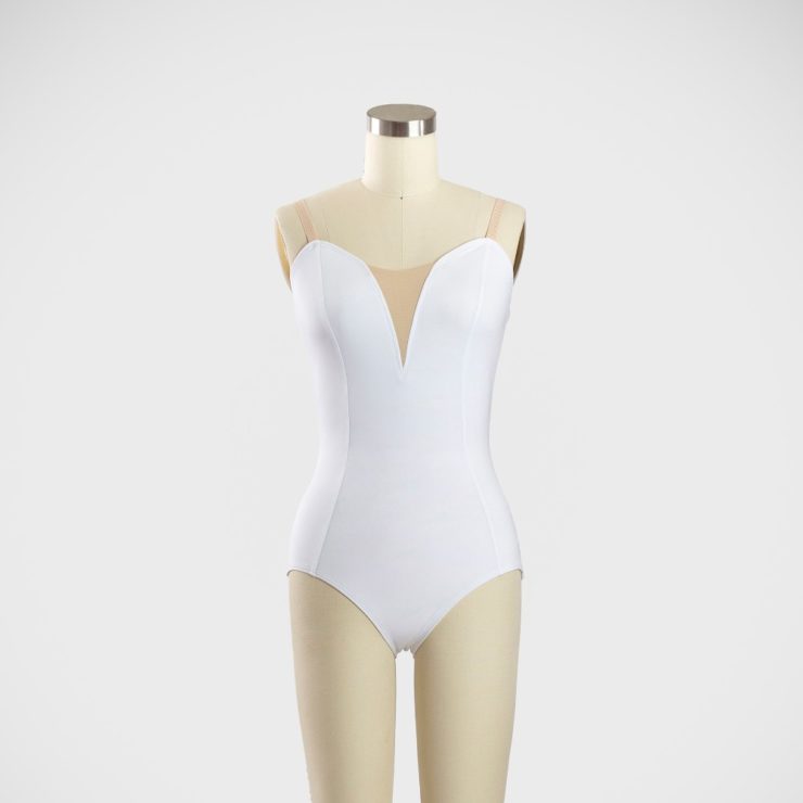 Classic Leotard - Nude Insert Deep - Front View