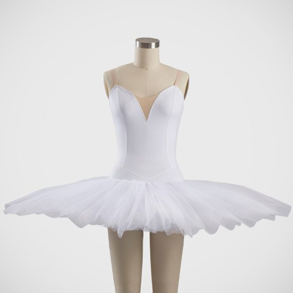 Classical Tutu with Bodice - 7 Layer Net Skirt - Nude Insert Standard - Front View Classical Tutu with Bodice - 7 Layer Net Skirt - Nude Insert Standard - Front View