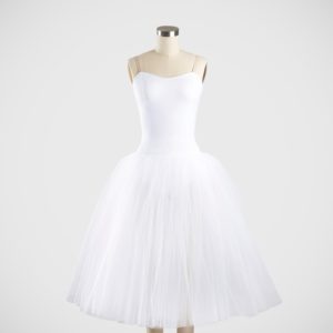 Romantic Tutu withy Bodice - 3 Layer Tulle Skirt - Front View
