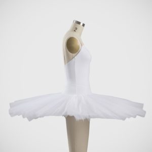 Classical Tutu with Bodice - 7 Layer Net Skirt - Nude Insert Deep - Side View