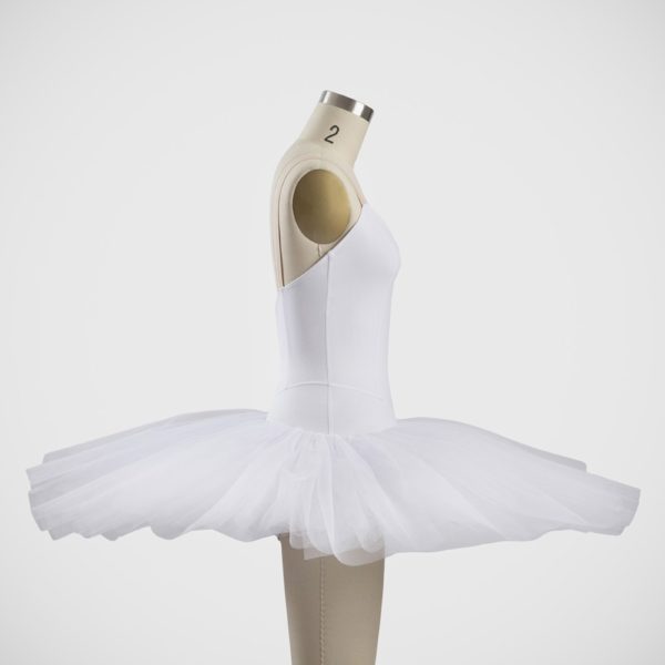 Performance Tutu with Bodice - 10 Layer Net Skirt - Nude Insert Standard - Side