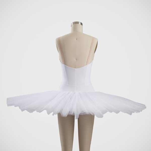 Performance Tutu with Bodice - 10 Layer Net Skirt - Nude Insert Deep - Back Performance Tutu with Bodice - 10 Layer Net Skirt - Nude Insert Deep - Back