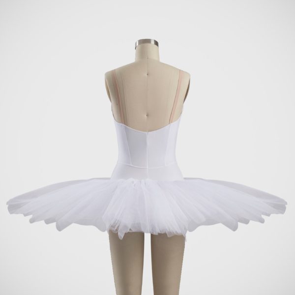 Performance Tutu with Bodice - 10 Layer Net Skirt - Nude Insert Standard - Back